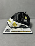 Wilson A2000 1786 11.5" Infield Baseball Glove – Black/White/Yellow