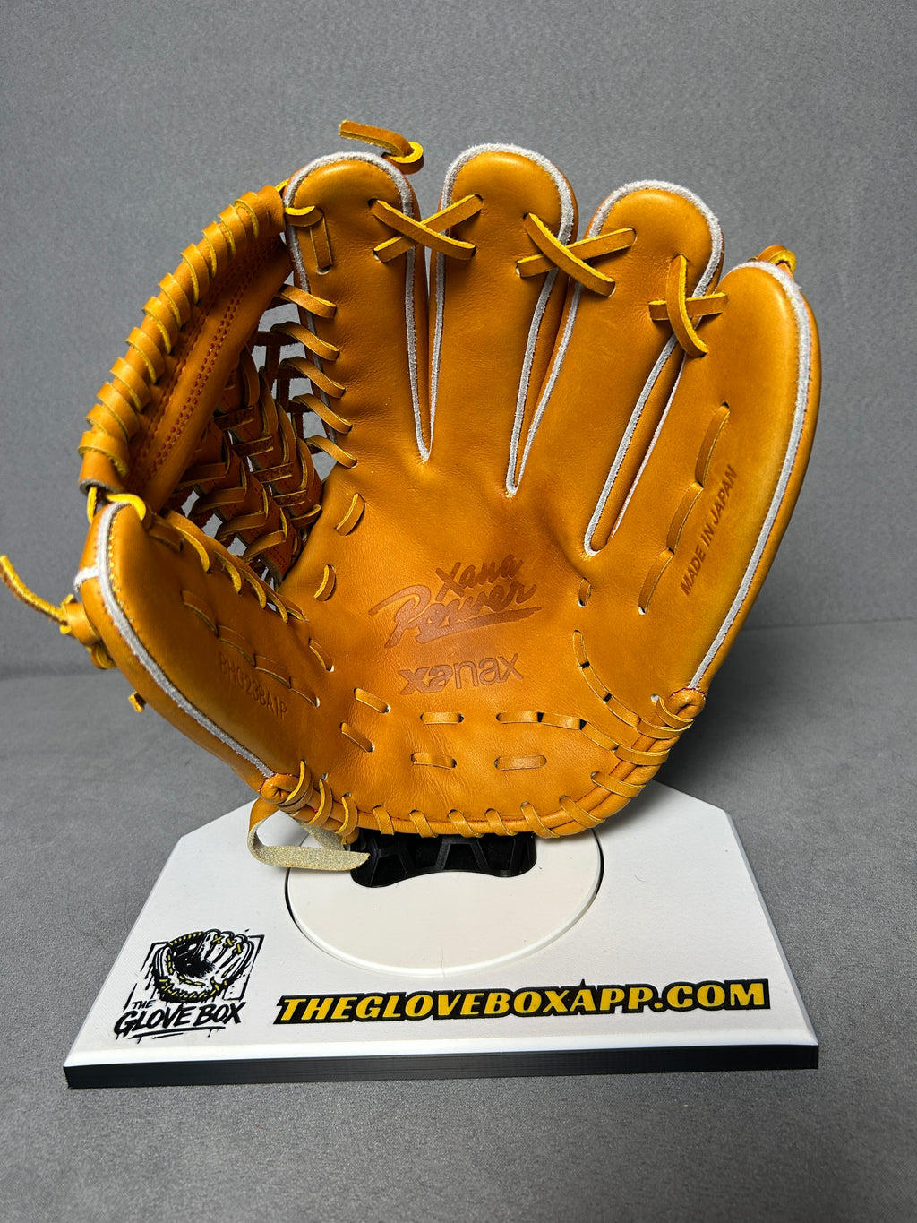 Xanax Xanapower BHG23BA1P Hardball Baseball Glove - Premium Japanese Steerhide, Size 8 (Pitcher/Infielder All-Round) - Yellow