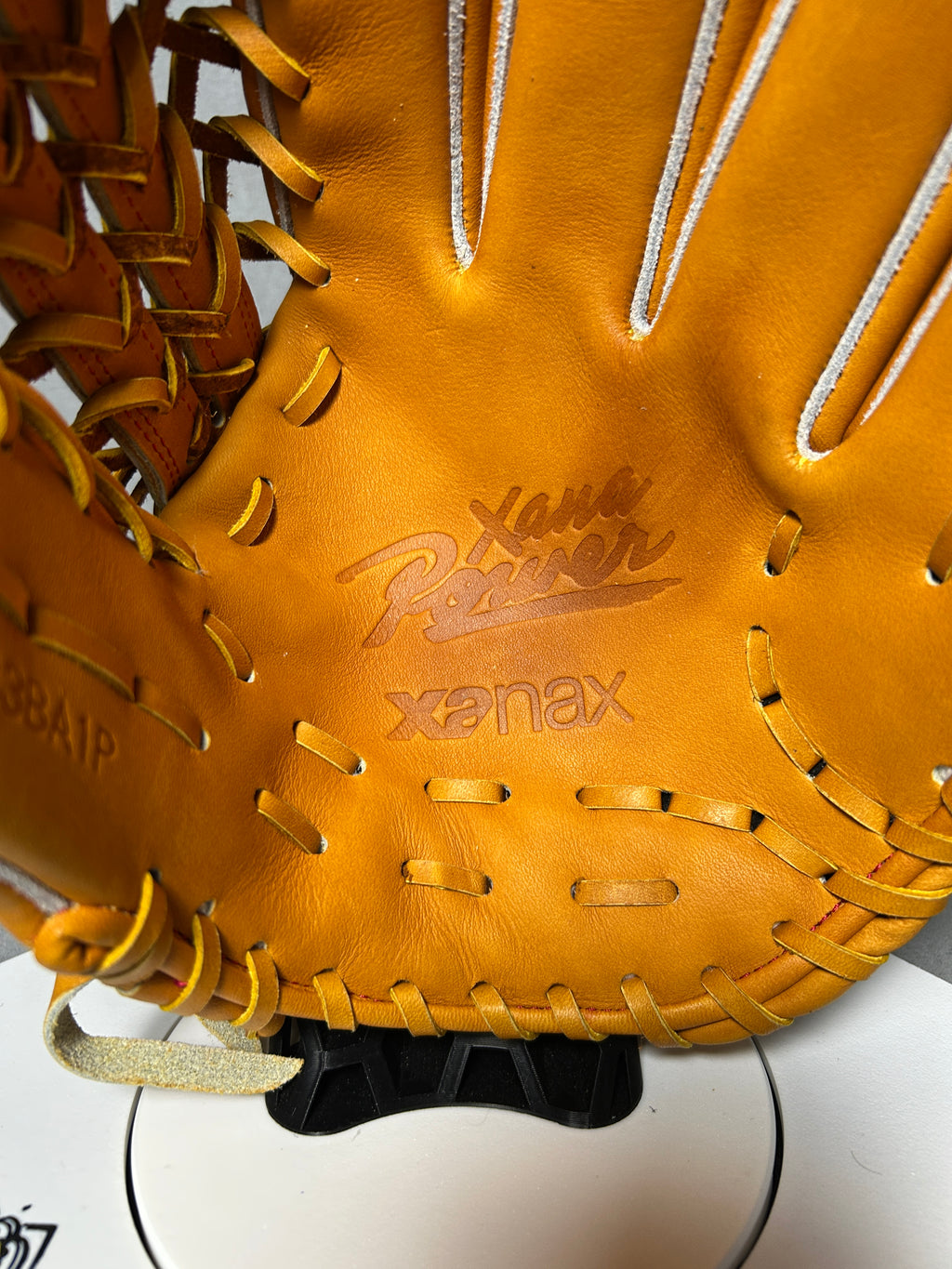 Xanax Xanapower BHG23BA1P Hardball Baseball Glove - Premium Japanese Steerhide, Size 8 (Pitcher/Infielder All-Round) - Yellow