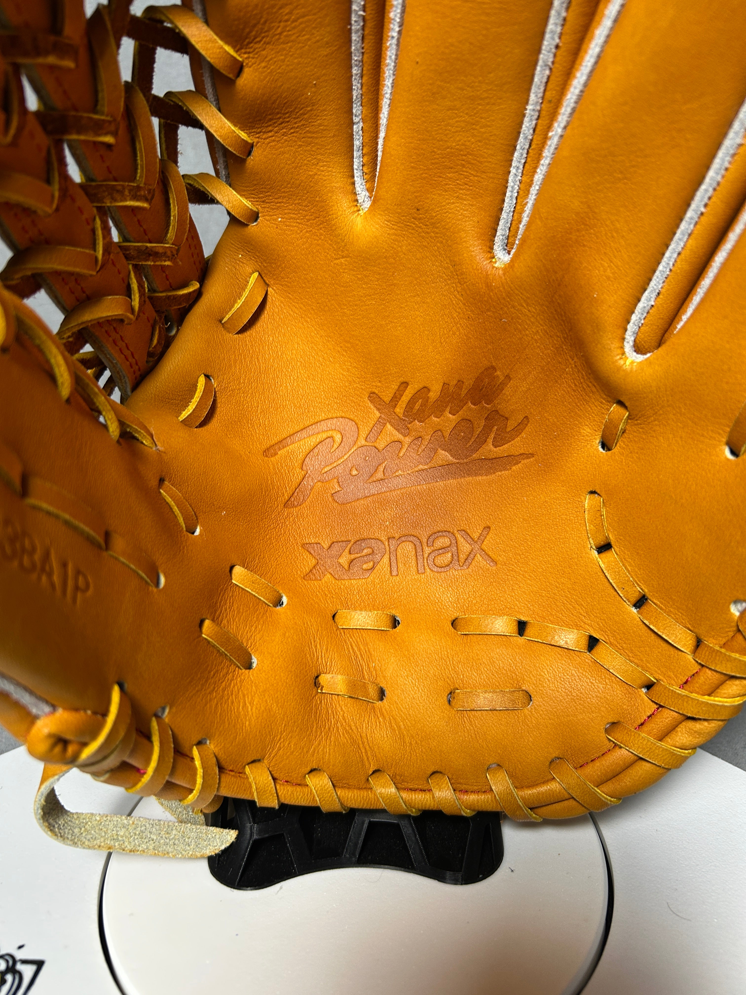 Xanax Xanapower BHG23BA1P Hardball Baseball Glove - Premium Japanese Steerhide, Size 8 (Pitcher/Infielder All-Round) - Yellow