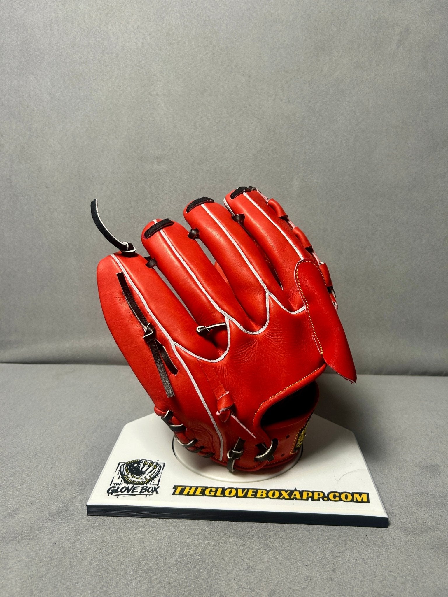 Original Gangsta Japanese Beef Leather Pitcher's Glove – Horizontal Model - The Glove Box