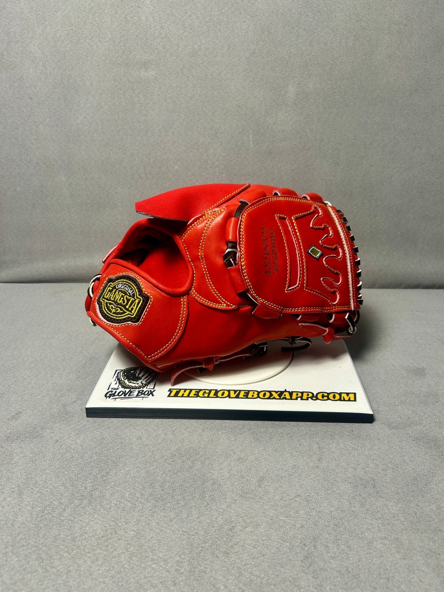 Original Gangsta Japanese Beef Leather Pitcher's Glove – Horizontal Model - The Glove Box