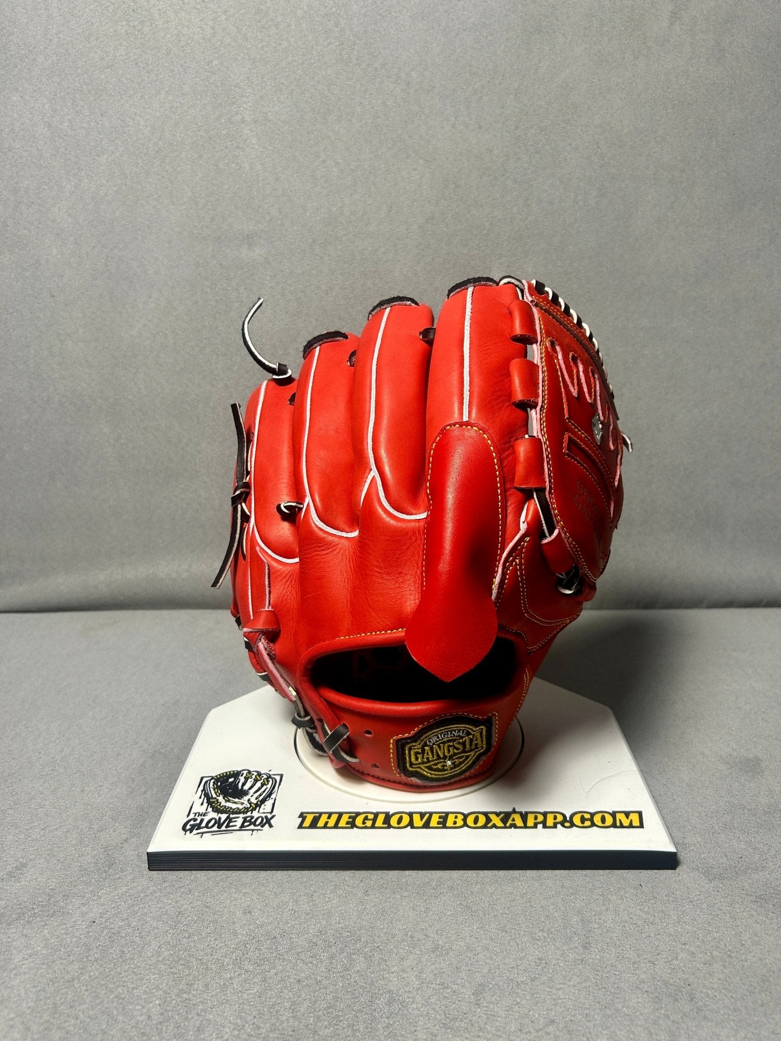 Original Gangsta Japanese Beef Leather Pitcher's Glove – Horizontal Model - The Glove Box