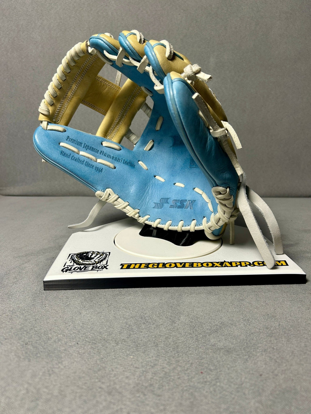 SSK Z9 Maestro 11.5" Infield Baseball Glove – Camel/Teal/White - The Glove Box