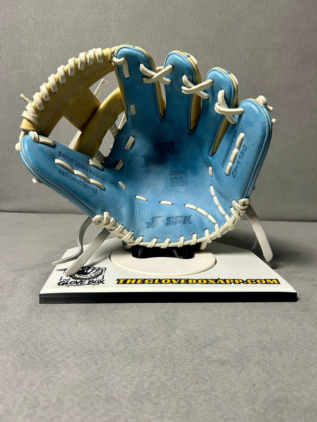 SSK Z9 Maestro 11.5" Infield Baseball Glove – Camel/Teal/White - The Glove Box