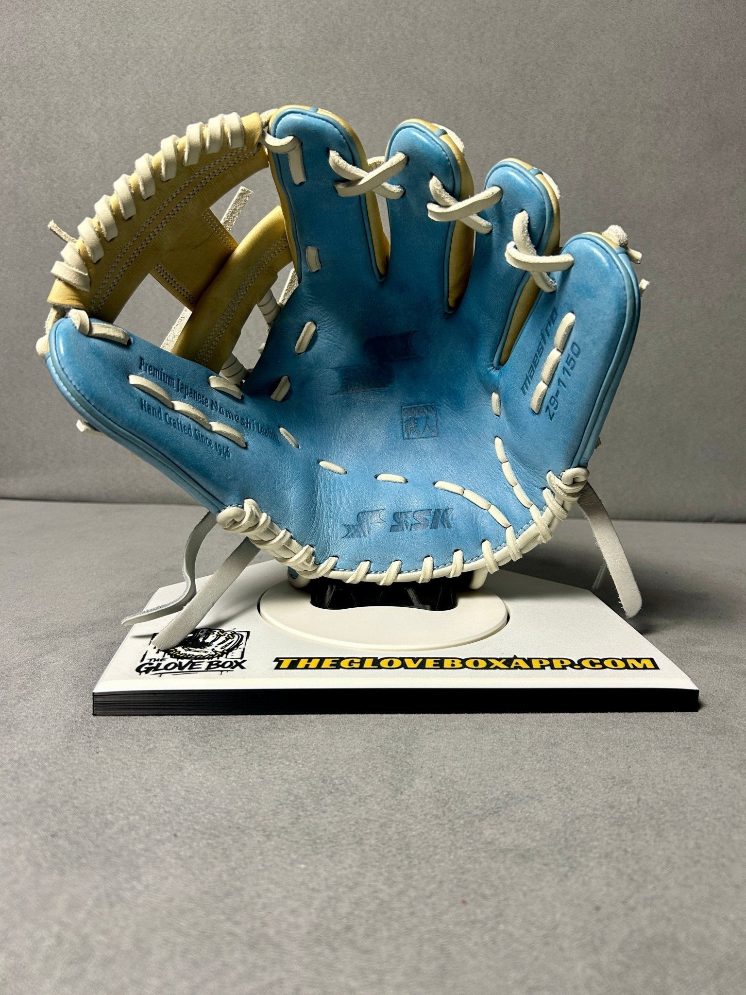 SSK Z9 Maestro 11.5" Infield Baseball Glove – Camel/Teal/White - The Glove Box