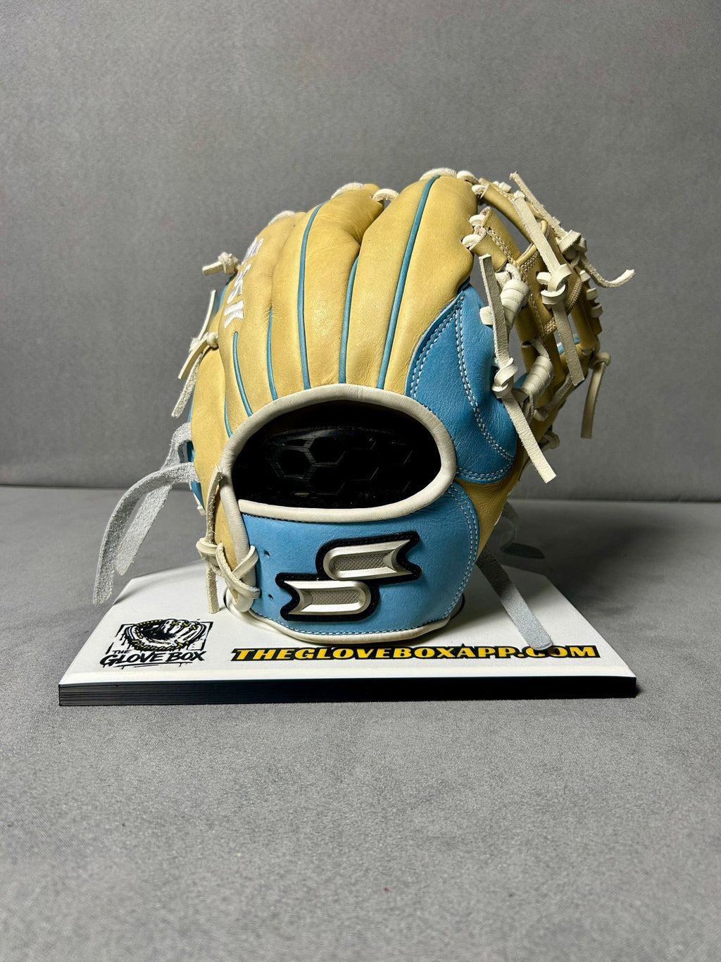 SSK Z9 Maestro 11.5" Infield Baseball Glove – Camel/Teal/White - The Glove Box